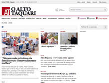 Tablet Screenshot of oaltotaquari.com.br